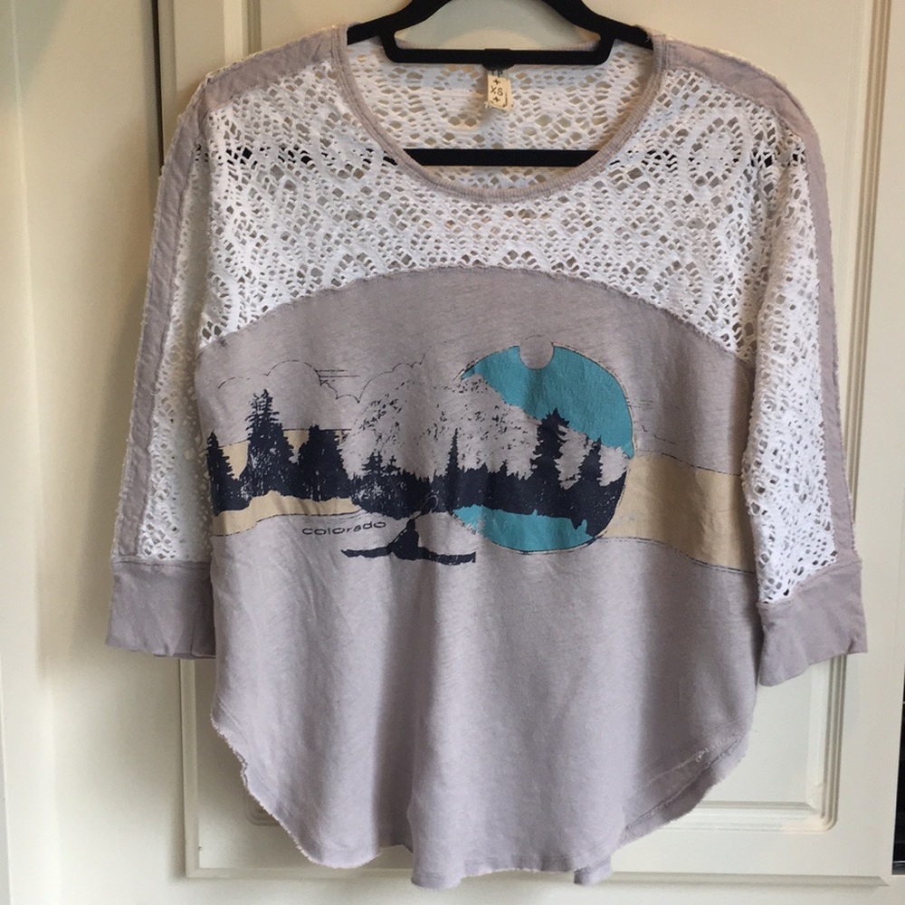 We The Free 3/4 Sleeve Top